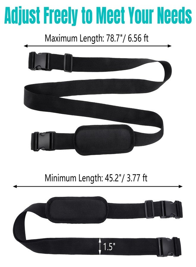 ELFULLY 5 Pack Adjustable Carry Strap, Convenient Camping Beach Chair Carrying Strap, Hands-Free Sturdy Universal Shoulder Straps for Picnics, Backpack, Skateboard, Folding Bike, Outdoor Activities - Image 2